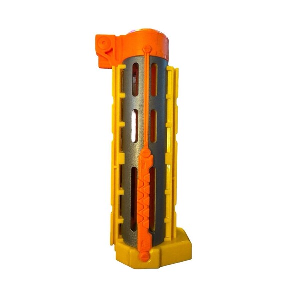NERF Gun - N-STRIKE RECON CS-6 Yellow Front Barrel Attachment‎ Extension Part - Picture 1 of 5